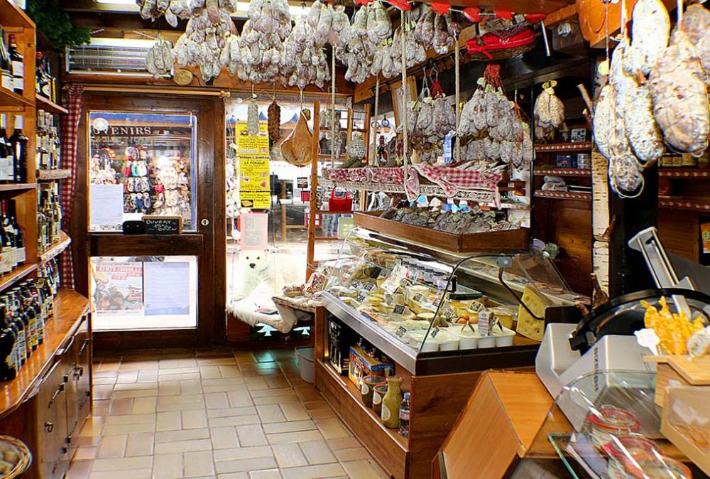 intérieur boutique refuge du jambon